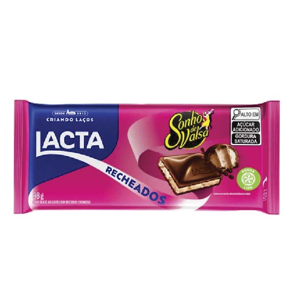 CHOC LACTA 98G RECH CREM. SONHO VALSA